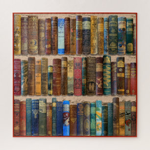 ANTIQUE BUCH "SPINES" FOTOGRAPH PUZZLE