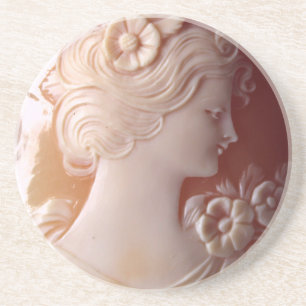 Antique Cameo, antiker Schmuck Sandstein Untersetzer