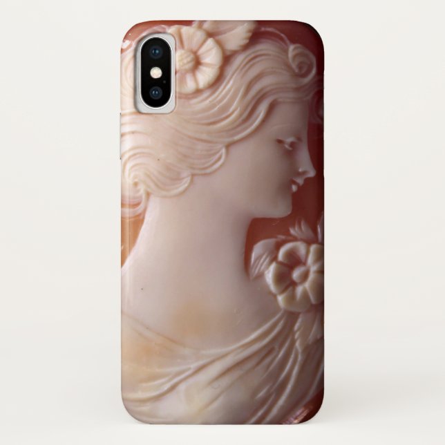 Antique Cameo Case-Mate iPhone Hülle (Rückseite)