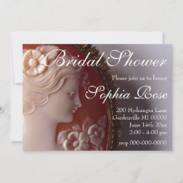 Antique Cameo Einladung