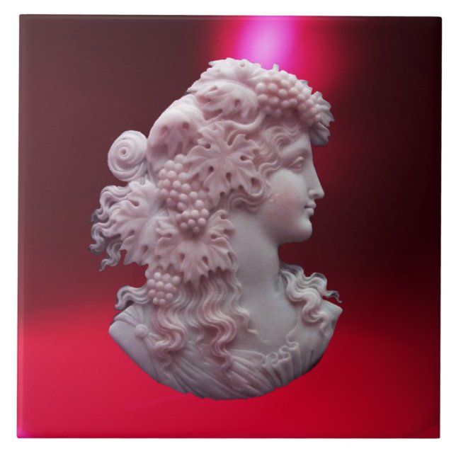 ANTIQUE CAMEO, LADY MIT GRAPEN FLIESE (Vorderseite)