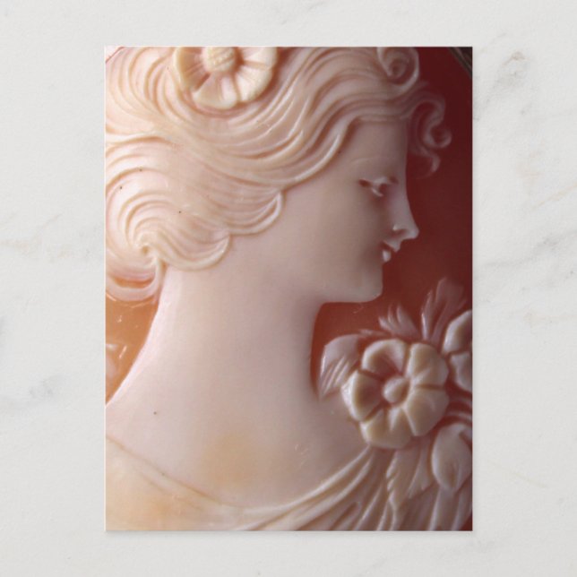 Antique Cameo Postcard Postkarte (Vorderseite)
