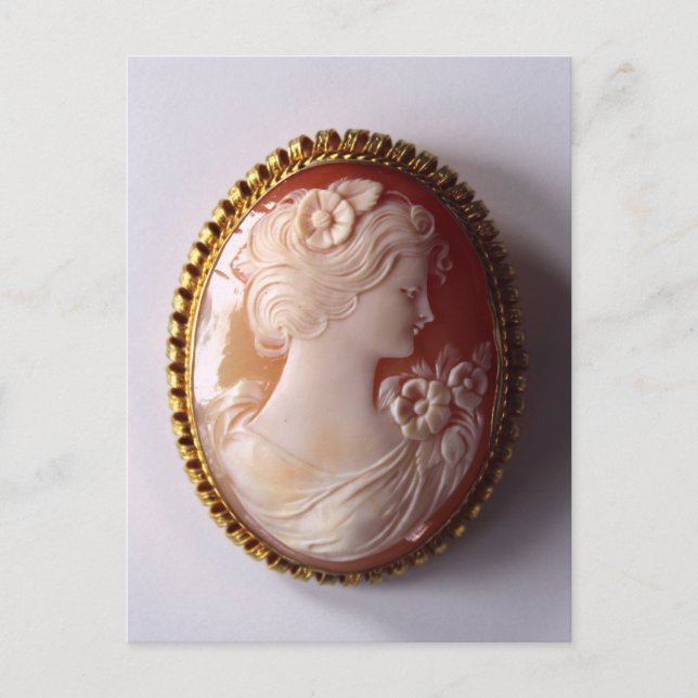 Antique Cameo Postkarte (Vorderseite)