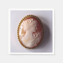 Antique Cameo Serviette