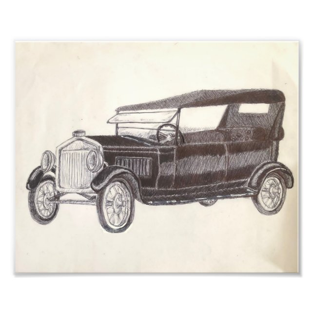 Antique car fotodruck (Vorne)