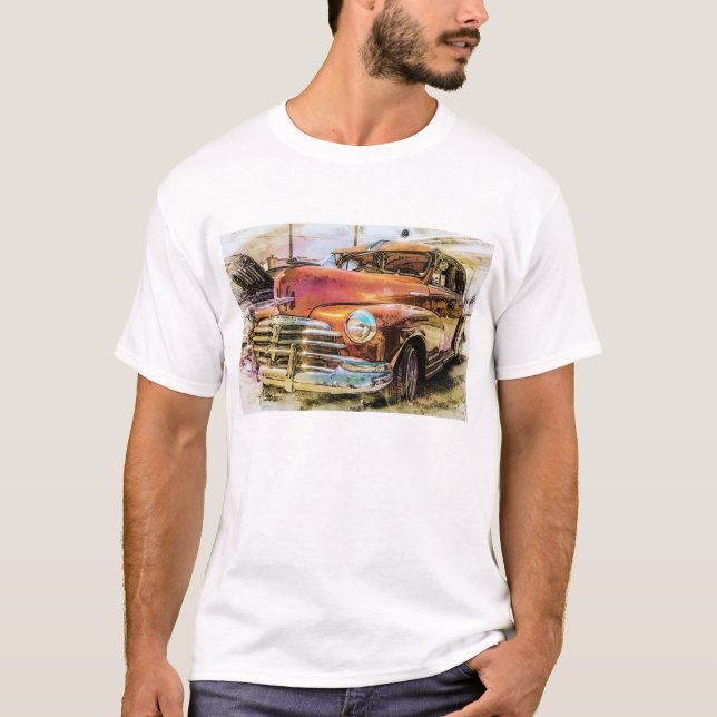 Antique Chevrolet Chevy Vintage Car T-Shirt (Vorderseite)