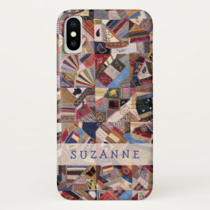 Antique Crazy Quilt Patchwork Case-Mate iPhone Hülle