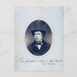 Antique Criminal Diief Tasse Shot Foto Postkarte