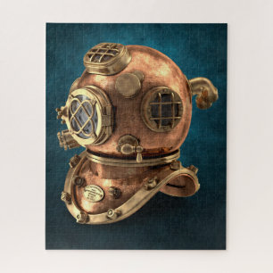 Antique Deep Sea Diving Helmet Puzzle