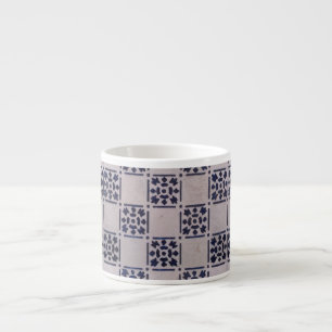 Antique Delft Tile Blue: Klassisches niederländisc Espressotasse
