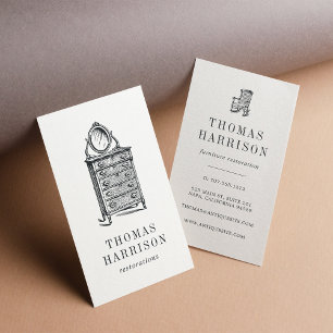 Antique Dresser   Vintage Möbel Visitenkarte