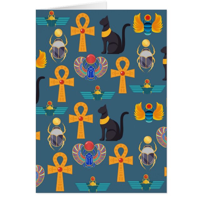 Antique Egypt Pattern, Hieroglyphics digital paper (Vorne)