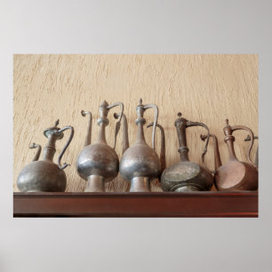 Antique Engraved Kettles Poster