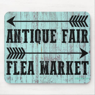 ANTIQUE FAIR - FLUGMARKT MOUSEPAD