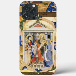 ANTIQUE FLORAL NATIVITY CHRISTMAS PARCHMENT Case-Mate iPhone HÜLLE