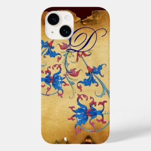 ANTIQUE FLORENTINE FLORAL MOTIFS MONOGRAM Case-Mate iPhone 14 HÜLLE