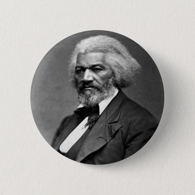 Antique Frederick Douglass Portrait Button (Vorderseite)