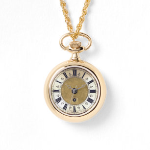 Antique Gilded Look römische Zahlen Armbanduhr