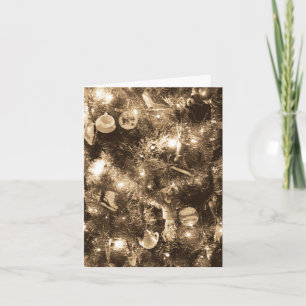 'Antique Glow' Weihnachtskarte - altmodisch Feiertagskarte