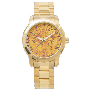 ANTIQUE GOLD FLORENTINE FORINT ARMBANDUHR