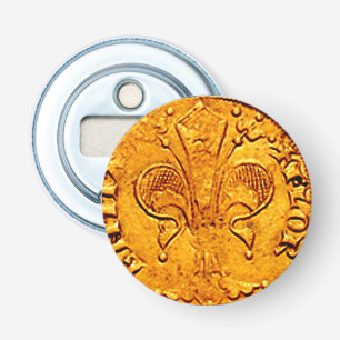 ANTIQUE GOLD FLORENTINE FORINT FLASCHENÖFFNER