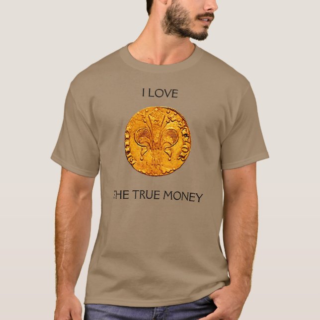 ANTIQUE GOLD FLORENTINE FORINT T-Shirt (Vorderseite)