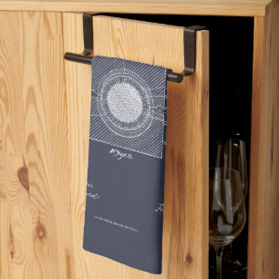 Antique Golf Ball 1902, Patent Zeichnend Geschirrtuch