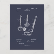 Antique Golf Club 1900, Patent Zeichnend