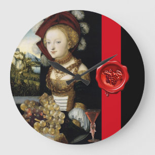 ANTIQUE GRAPE VINEYARD WINE TASTING PARTY WAX SEAL GROßE WANDUHR