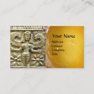 ANTIQUE GREEK HONEY BEE GODESS WAX SIEGEL MONOGRAM VISITENKARTE