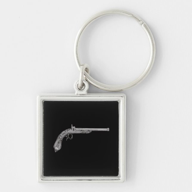 Antique Gun Key Chain Schlüsselanhänger (Vorne)