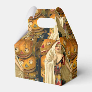 Antique Halloween Kürbislaterne Kostüm Frau Geschenkschachtel