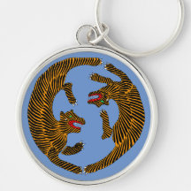 Antique japanische Folk Art Tigers