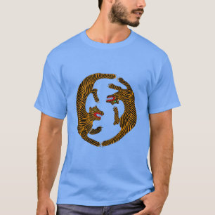 Antique japanische Folk Art Tigers T-Shirt