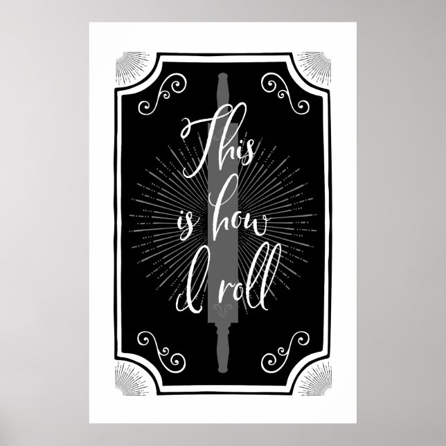 Antique Kitchen - So rolle ich Poster (Vorne)