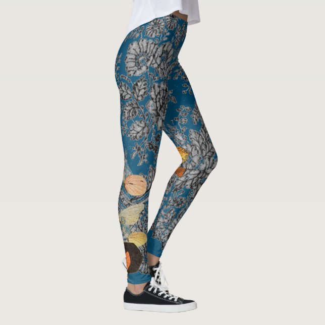 ANTIQUE LACE PATTER MIT SCHALTFLÄCHEN LEGGINGS (Rechts)