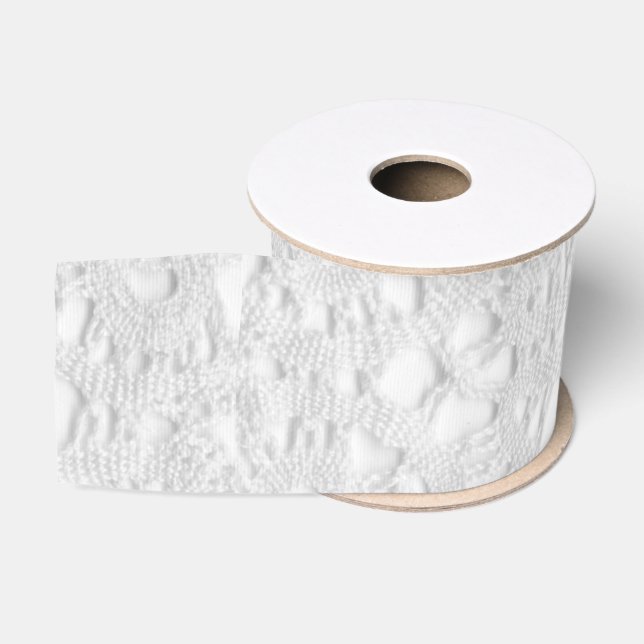 Antique Lacy Doily Ripsband (Spule)
