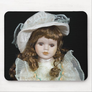 Antique Lady Doll Mousepad