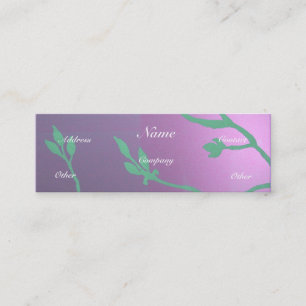 Antique Lavender Deluxe Mini Visitenkarte