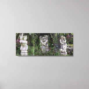 Antique Lovers Statues Trilogy Leinwanddruck