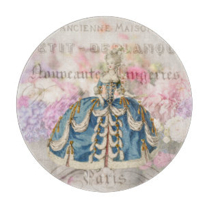 Antique Marie Antoinette Cutting Board Schneidebrett