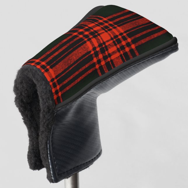 Antique Menzies Jagd Tartan Kariertes Muster Golf Headcover (3/4 Vorderseite)