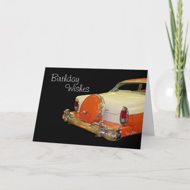 Antique Merc passt jeden Anlass an Karte (Vorderseite)