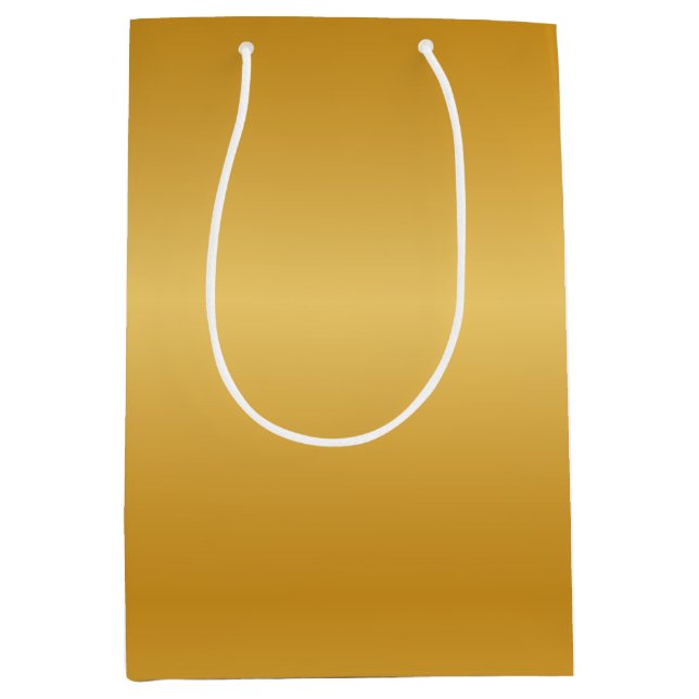Antique Metallic Gold Mittlere Geschenktüte (Vorderseite)