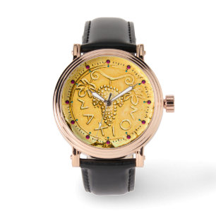 ANTIQUE MÜNZENGOLD GELBEN GRABEN, WEIN ARMBANDUHR