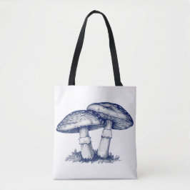 Antique of mushroom drawing