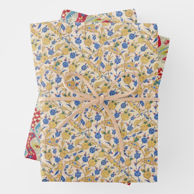 Antique Oriental Sultan Design Geschenkpapier Set (Beispiel)