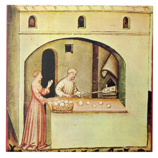 ANTIQUE OVEN BAKER, BAKERY BREAD SHOP FLIESE (Vorderseite)