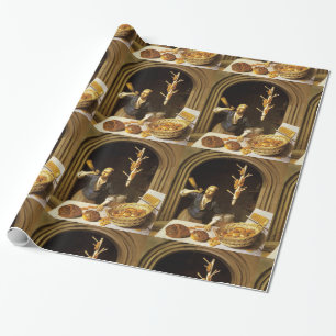 ANTIQUE OVEN BAKER, BAKERY BREAD SHOP GESCHENKPAPIER