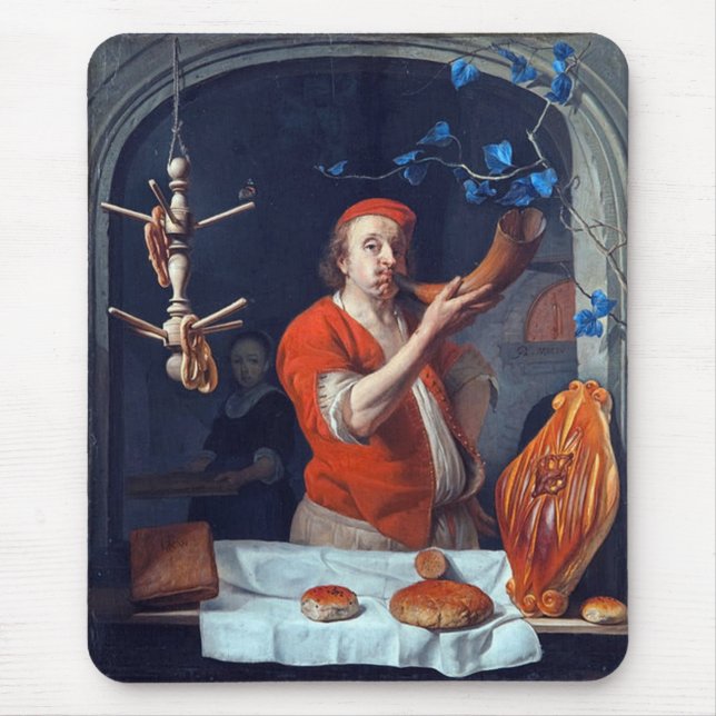 ANTIQUE OVEN BAKER, BAKERY BREAD SHOP MOUSEPAD (Vorne)